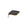 Steakpfanne gusseiserne Pfanne mit Servierbrett 33 x 33 cm wendbare mit glattern/gerilltem Boden^COZZE Sale
