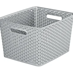 Aufbewahrungsbox My Style Korb L silber 18 L*Curver Clearance