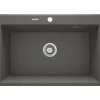 1 Becken Granitspüle ERIDAN ohne Abtropffläch anthrazit metallic*deante Hot