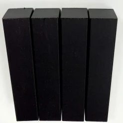Dekor-Eckhölzer 1,9 x 1,9 x 6 cm 4 Stk schwarz