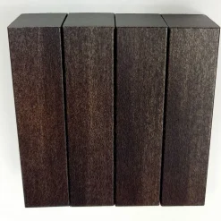 Dekor-Eckhölzer 1,9 x 1,9 x 6 cm 4 Stk stahlfarben* Clearance