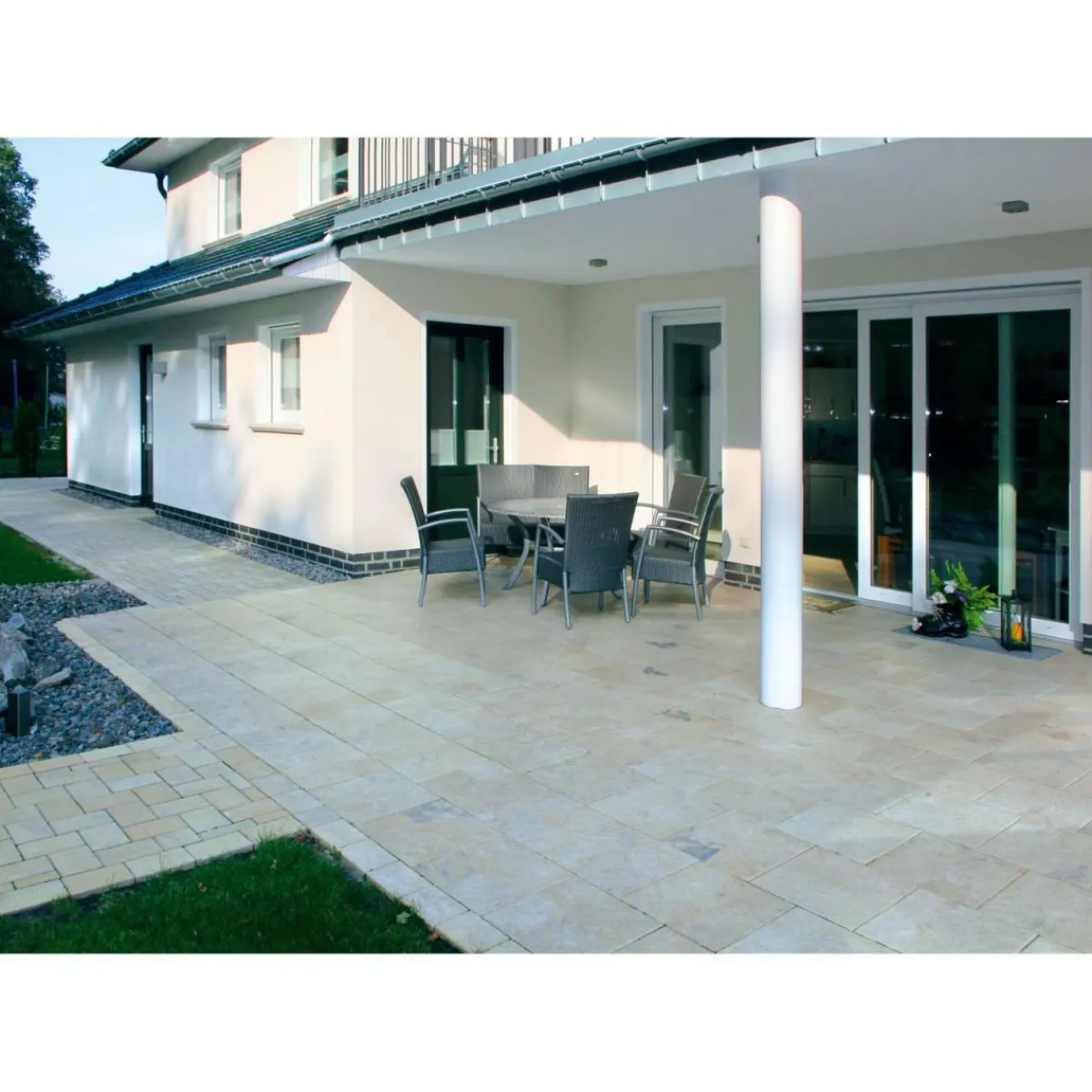 Diephaus Terrassenplatte No.1 Edition 40 x 40 cm Muschelkalk