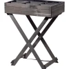 Hochbeet faltbar 58 x 38 x 75 cm grau^dobar New