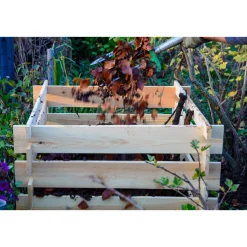 Holz-KomposterStecki 78 x 78 x 78 cm Kiefer natur^dobar Hot