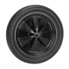 Ersatzrad mit Kunststofffelge Gleitlager und Rillenprofil 185 x 30 mm schwarz^Dörner + Helmer Outlet