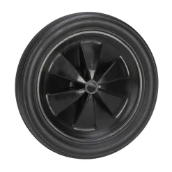 Ersatzrad mit Kunststofffelge Gleitlager und Rillenprofil 185 x 30 mm schwarz^Dörner + Helmer Outlet