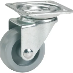 Möbel-Lenkrolle 36 x 15 mm grau^Dörner + Helmer Best