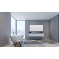Design LED Lichtspiegel Silver Rey 140 x 60 cm*DSK Sale