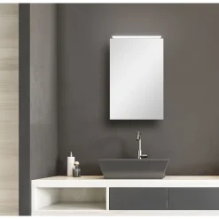 DSK Design LED Spiegelschrank Aluminio Vegas 40 x 60 cm