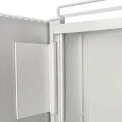 DSK Design LED Spiegelschrank Aluminio Vegas 40 x 60 cm
