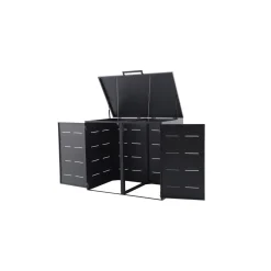 Durabil Metall-Mülltonnenbox Design für 2 x 240l