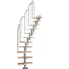 Durabil Systemtreppe Rügen inkl Geländer Buche Multiple