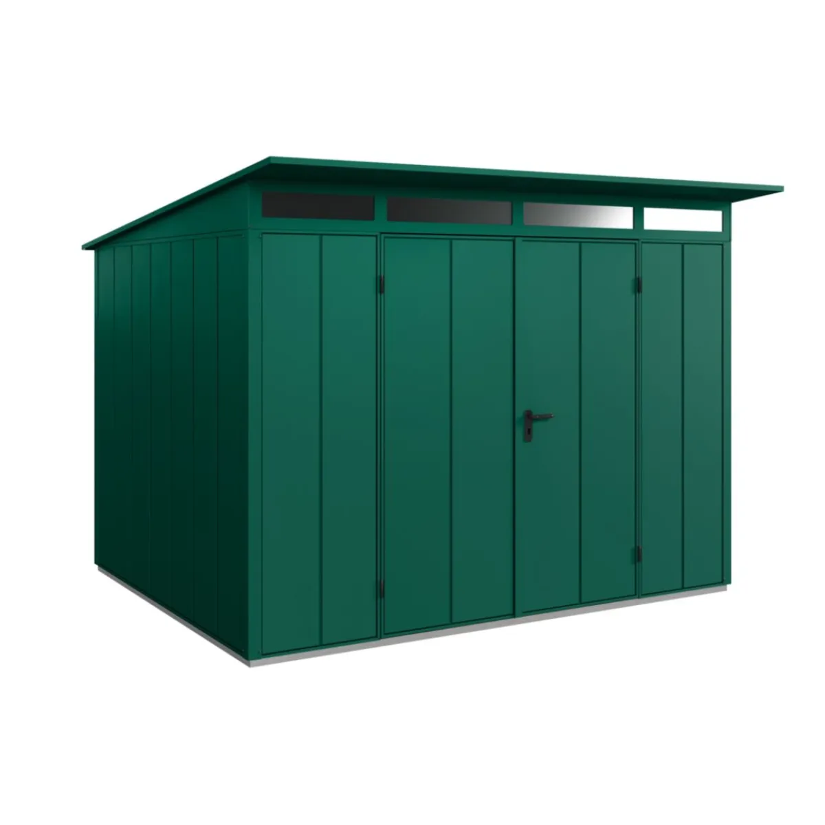 EcoStar Gerätehaus Elegant-PTyp 3RAL6005 2 flg