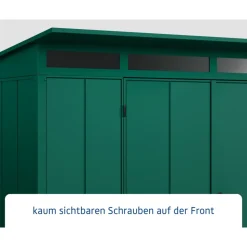 EcoStar Gerätehaus Elegant-PTyp 3RAL6005 2 flg