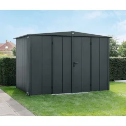 Gerätehaus Elegant-STyp 3RAL7016 2 flg*EcoStar Online