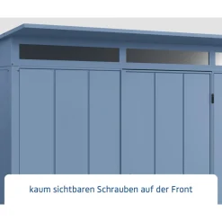 EcoStar Gerätehaus Elegant-PTyp 3RAL5014 1 flg