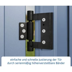 EcoStar Gerätehaus Trend-PTyp 3RAL5014 1 flg