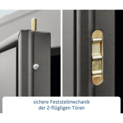 Gerätehaus Trend-PTyp 2RAL9007 2 flg*EcoStar Best