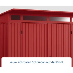 Gerätehaus Trend-PTyp 2RAL3004 2 flg^EcoStar Outlet