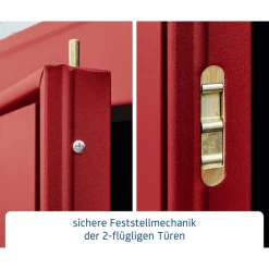 Gerätehaus Trend-PTyp 2RAL3004 2 flg^EcoStar Outlet