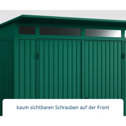 EcoStar Gerätehaus Trend-PTyp 2RAL6005 2 flg