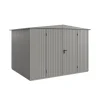 EcoStar Gerätehaus Trend-STyp 3RAL9007 2 flg