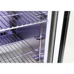 Edelstahl-Erweiterungsmodul mit Tür und Kühlschrank