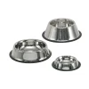 Edelstahlnapf rutschfest Durchmesser 28,5 cm 1,75 L^ New