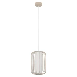 Eglo LED Pendelleuchte Terrarosa sandfarben-weiß