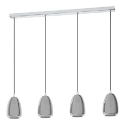 Eglo Hängeleuchte Alobrase 4er silber