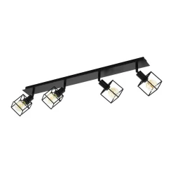 Spotserie Eldrick 4 Spots schwarz*Eglo Clearance