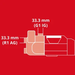 Akku-Gartenpumpe AQUINNA 18/30 F LED*Einhell Sale