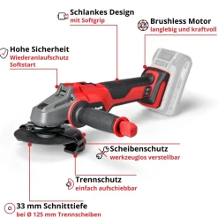Akku-Winkelschleifer AXXIO 18/115 Q*Einhell New