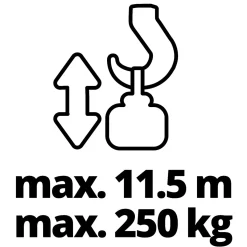 Seilhebezug TC-EH 500^Einhell Hot
