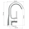 Waschtischarmatur „Futura“ chrom mit Cold-Start-Funktion^Eisl Hot