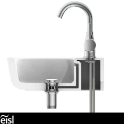 Waschtischarmatur „Futura“ chrom mit Cold-Start-Funktion^Eisl Hot