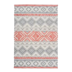 Ethno-Teppich „Ethnie 200“, grau/apricot^ Best
