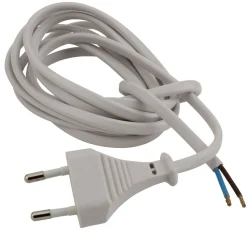 Euro-Zuleitung H03VVH2-F2 2m weiß