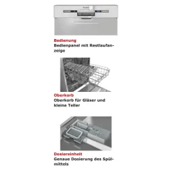 Einbau-Geschirrspüler EGSP2113-EB-030E inox teilintegriert^exquisit New