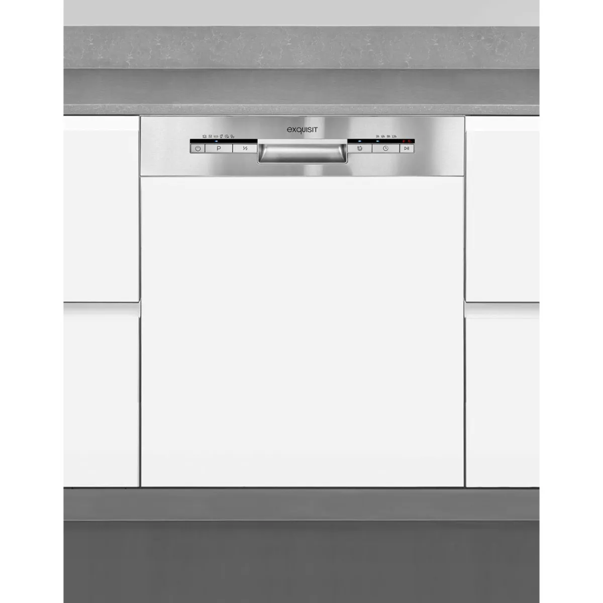 exquisit Einbau-Geschirrspüler, EGSP 1012-EB-030 Einox