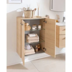 Doppel-Midischrank B.Style 602 x 826 x 320 mm Sandeiche*Fackelmann Best