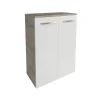 Fackelmann Doppel-Midischrank B.Style 602 x 826 x 320 mm Nature Oak/Weiß