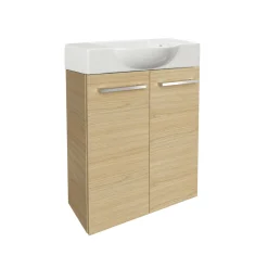 Gäste-WC Keramikbecken SBC 545 x 145 x 317 mm Weiß Hahnloch rechts*Fackelmann Outlet