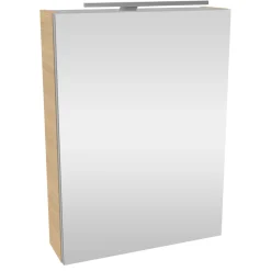 Gäste-WC Spiegelschrank links SBC 500 x 680 x 153 mm Sandeiche^Fackelmann Hot