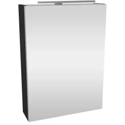 Fackelmann Gäste-WC Spiegelschrank rechts SBC 500 x 680 x 153 mm anthrazit