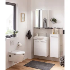 Gäste-WC Spiegelschrank rechts SBC 500 x 680 x 153 mm Weiß*Fackelmann Outlet