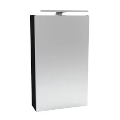 Fackelmann Gäste-WC Spiegelschrank rechts SBC 400 x 680 x 153 mm DarkOak