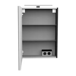 Gäste-WC Spiegelschrank links SBC 500 x 680 x 153 mm anthrazit^Fackelmann New