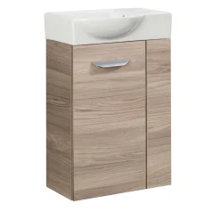 Fackelmann Gäste-WC Waschtischunterschrank links SBC 440 x 600 x 243 mm Steinesche