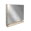 Spiegelschrank B.Style 800 x 812 x 153 mm Nature Oak LED^Fackelmann Online